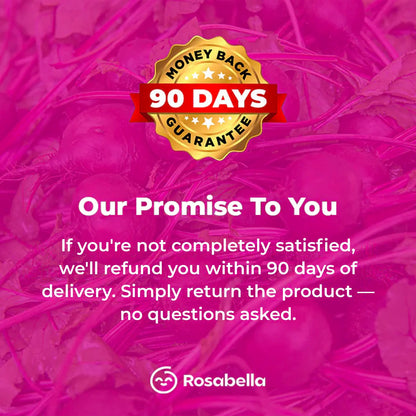 Rosabella Organic Beet Root Capsules – Non-GMO Beet Root Powder for Daily Wellness