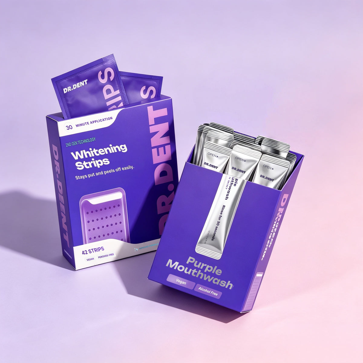 DR.DENT Purple Mouthwash‑Fresh Mint